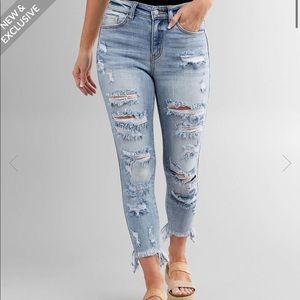 KanCan High Rise Ankle Skinny